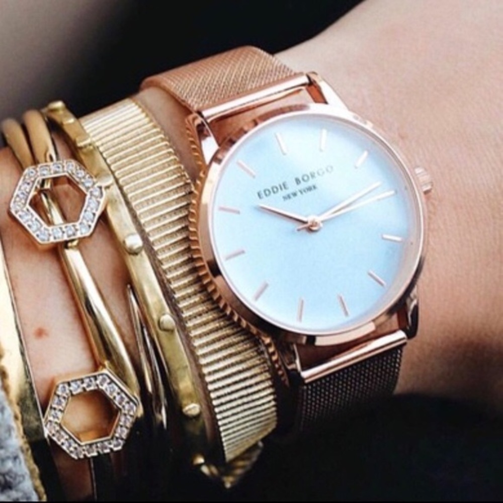 Eddie Borgo Rose Gold watch